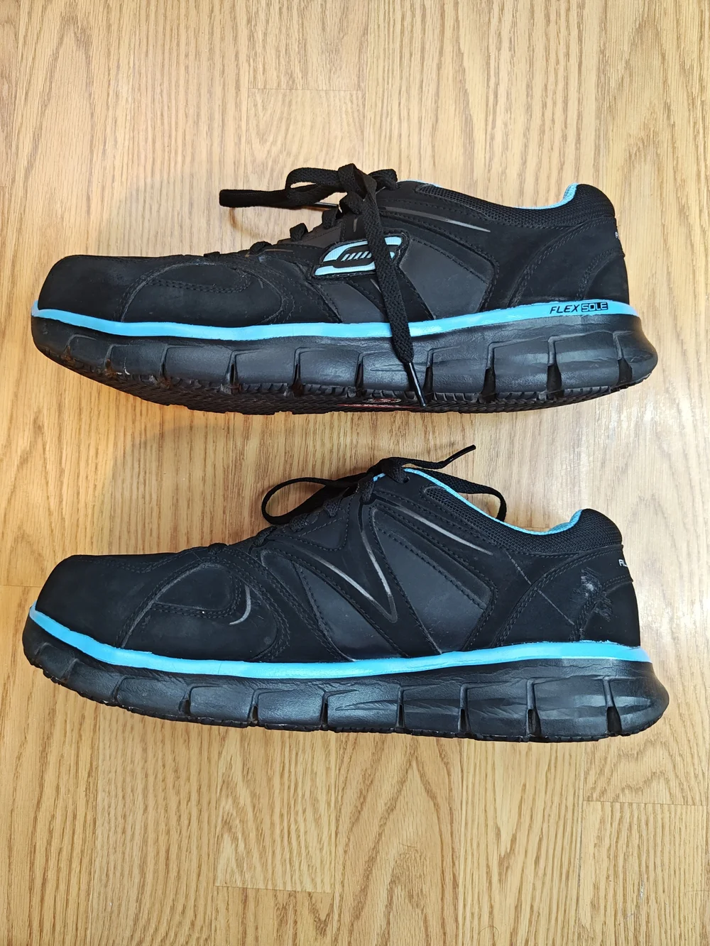 Skechers Work Relaxed Fit Workshire Alloy Toe Slip Resistant Shoes 8.5 Black